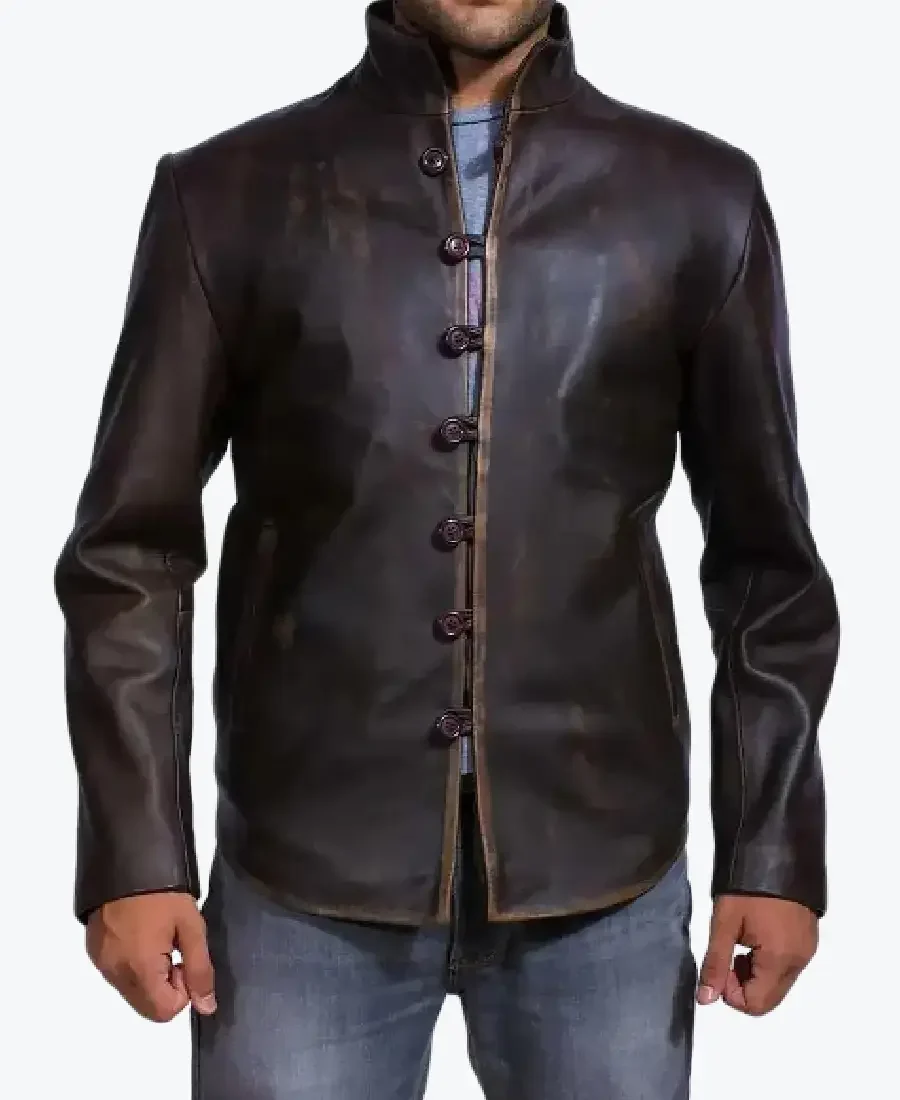 Shop The Drakeshire Dark Brown Leather Jacket - Rare Jackets