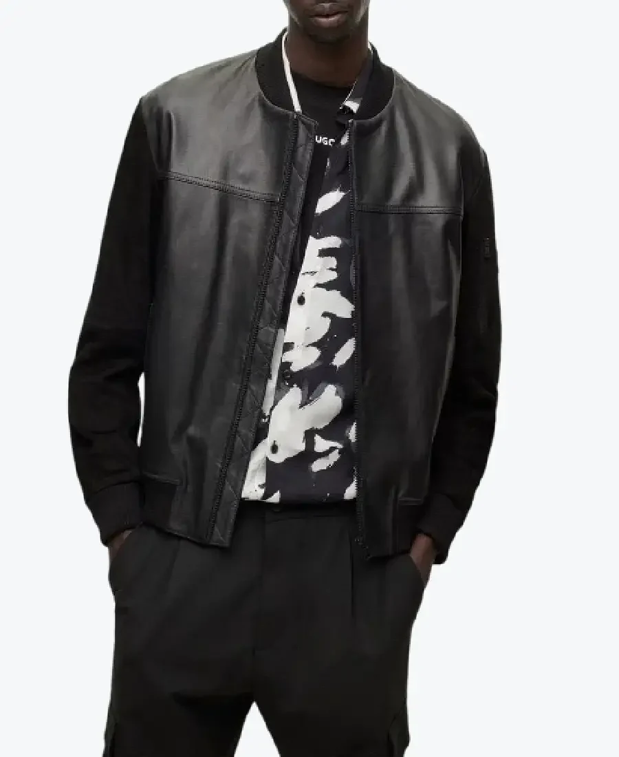 Shop The Dream Leather Bomber Jacket - Rare Jackets