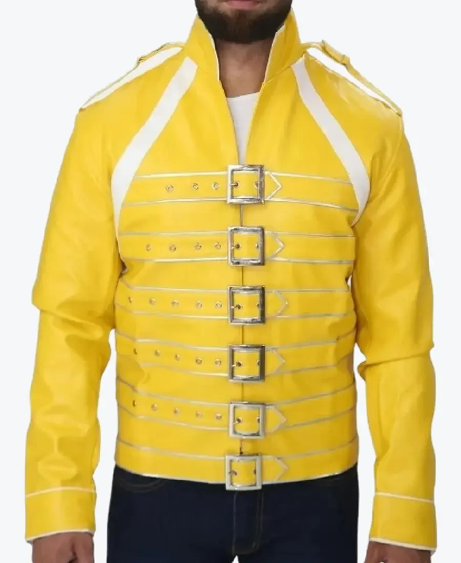 Shop The Freddie Mercury Yellow Jacket - Rare Jackets
