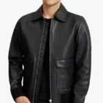 Shop The Gabriel Black Leather Jacket - Rare Jackets