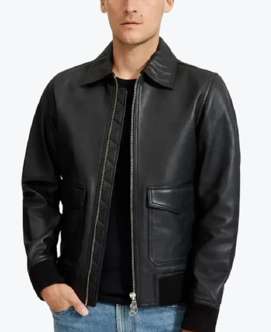 Shop The Gabriel Black Leather Jacket - Rare Jackets