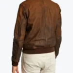 Shop The Gus Distressed Brown Leather Jackets Rare Jacket