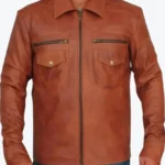 Shop The Hannibal Mads Mikkelsen Brown Leather Jacket - Rare Jackets
