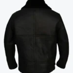 Shop The Hardy B-3 Shearling Black Leather Aviator Jacket Rare Jacket
