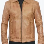 Shop The Harry Mens Brown Vintage Leather Jacket - Rare Jackets