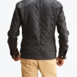 Shop The Henry Quilted Black Leather Jackets Rare Jacket