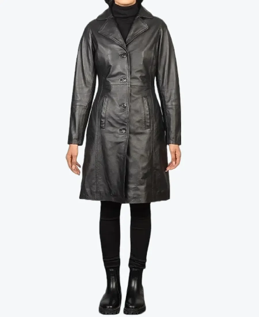 Shop The High Fidelity Robyn Leather Coat - Rare Jackets