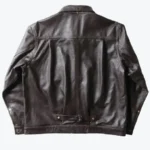 Shop The Houston Cow Leather Track Jacket Brown Rare Jacket
