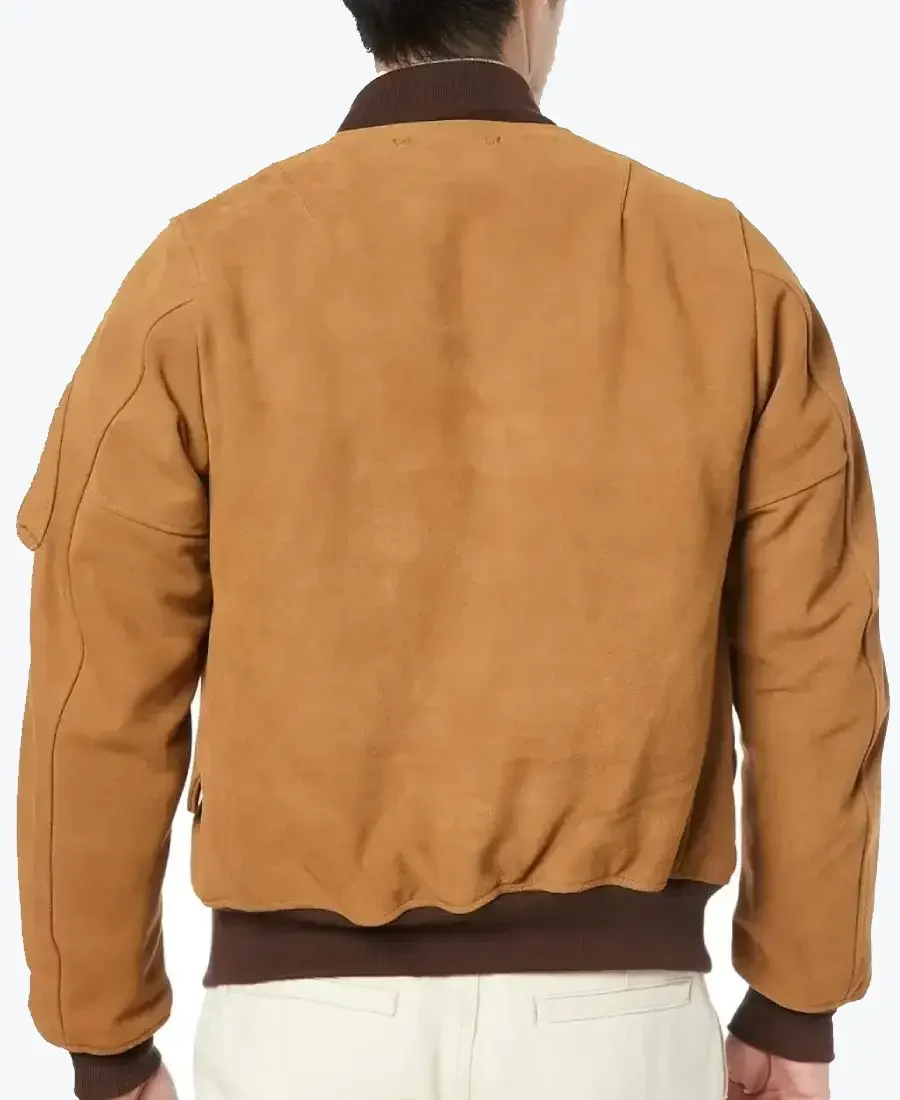 Shop The Houston Cow Suede MA-1 Flight Jacket