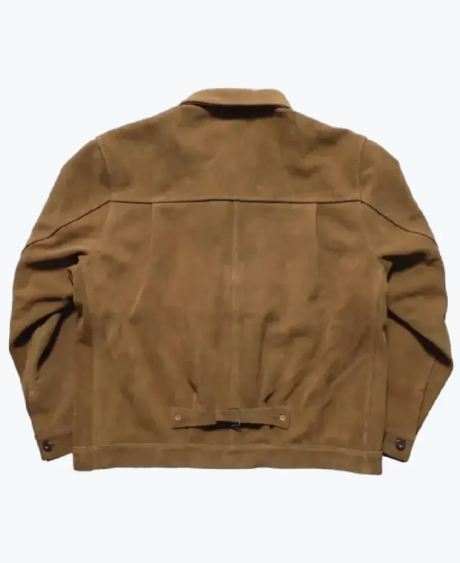 Shop The Houston Cow Suede Track Jacket
