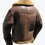 Shop The James Men’s Brown B-3 Bomber Leather Jacket Rare Jacket