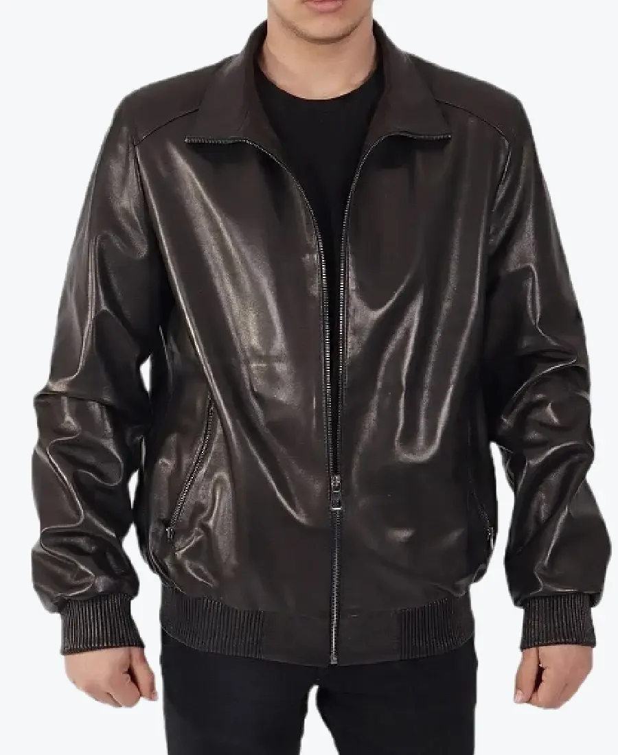 Shop The Jayzee Leather Bomber Jacket - Rare Jackets