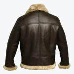 Shop The Jones Men’s Brown B-3 Bomber Leather Jacket Rare Jacket