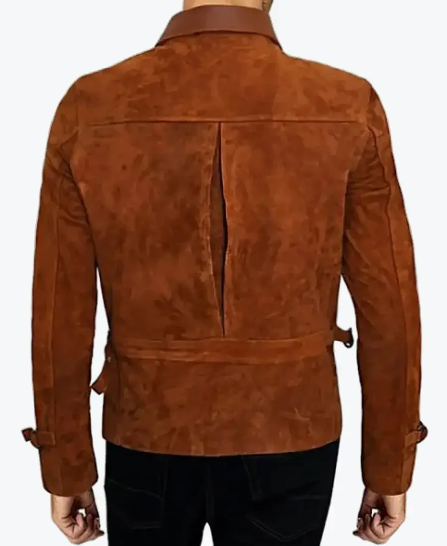 Shop The Joshua Men’s Brown Suede Jacket