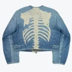 Shop The Kapital Skeleton Blue Denim Jacket - Rare Jackets