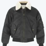 Shop The Kurt Men’s Black Bomber Leather Jacket - Rare Jackets