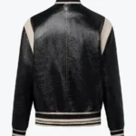 Shop The Women’s Black Leather Varsity Jacket - Rare Jackets