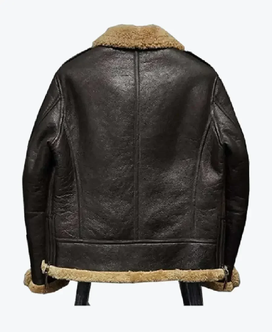 Shop The Men Aviator Flight Sheepskin Leather Jacket