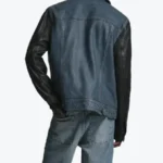 Shop The Men’s Beckham Denim Style Leather Jacket - Rare Jackets