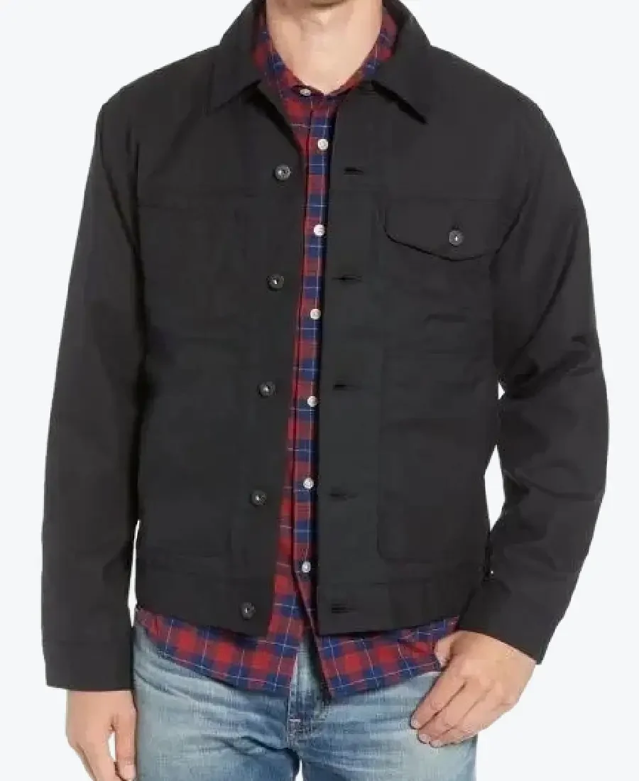 Shop The Mens Black Cotton Cruise Jacket - Rare Jackets