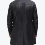 Shop The Men’s Black Shirt Collar Leather Coat Rare Jacket