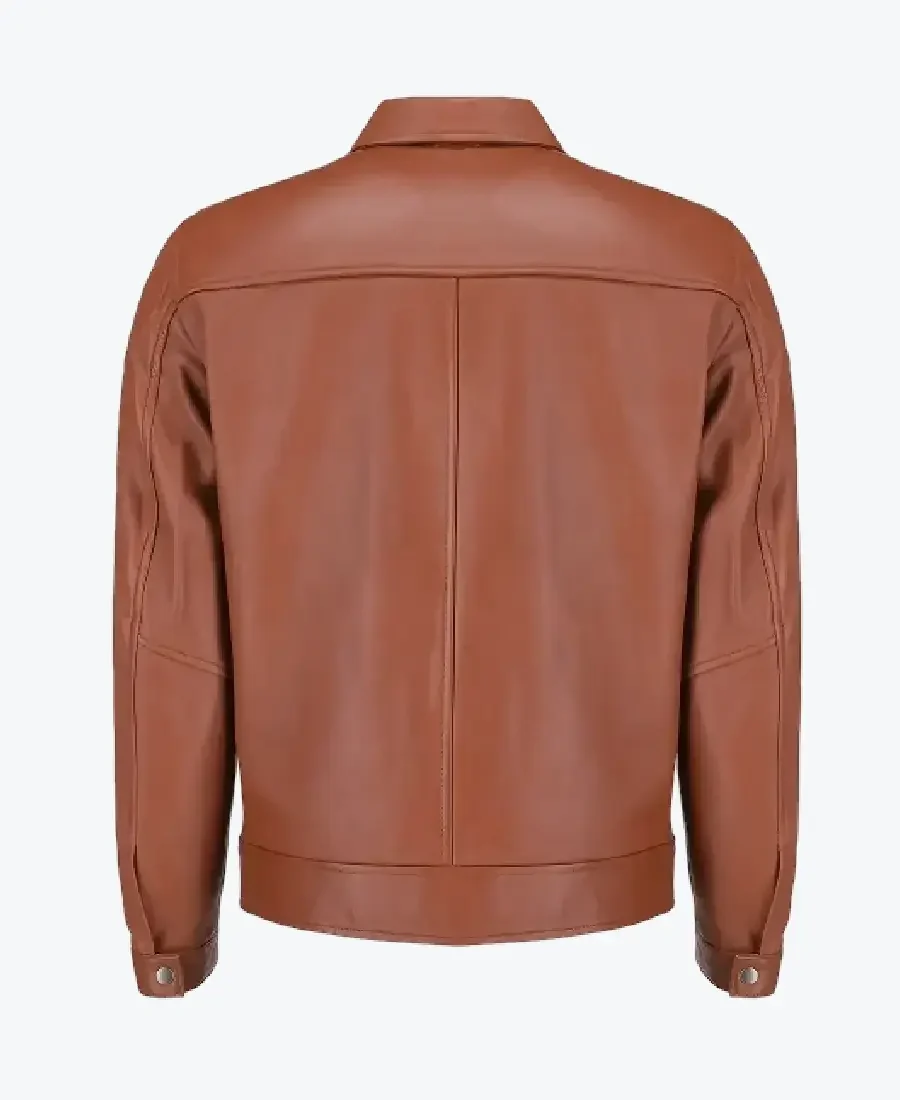 Shop The Men’s Brad Brown Leather Jackets