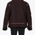 Shop The Men’s Brown Beast Bomber Jacket Back