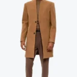Shop The Men's Camel Brown Single Breasted Short Wool Coat - Rare Jackets