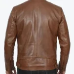 Shop The Men’s Chocolate Brown Lambskin Cafe Racer Leather Jackets Rare Jacket