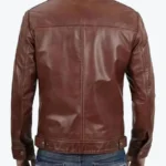Shop The Men’s Classic Shirt Collar Brown Leather Jacket Rare Jacket
