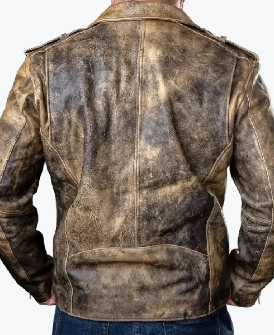 Shop The Men’s Cowhide Motorcycle Classic Style Leather Jackets Rare Jacket
