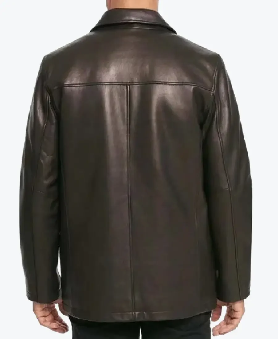 Shop The Men's Dark Brown Faux Leather Jackets Rare Jacket