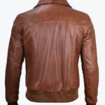Shop The Mens Distressed Brown Harrington Leather Bomber Jackets Rare Jacket