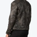 Shop The Men's Distressed Brown Leather Jacket Rare Jacket