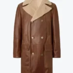 Shop The Men's Double Breasted Shearling Peacoat - Rare Jackets