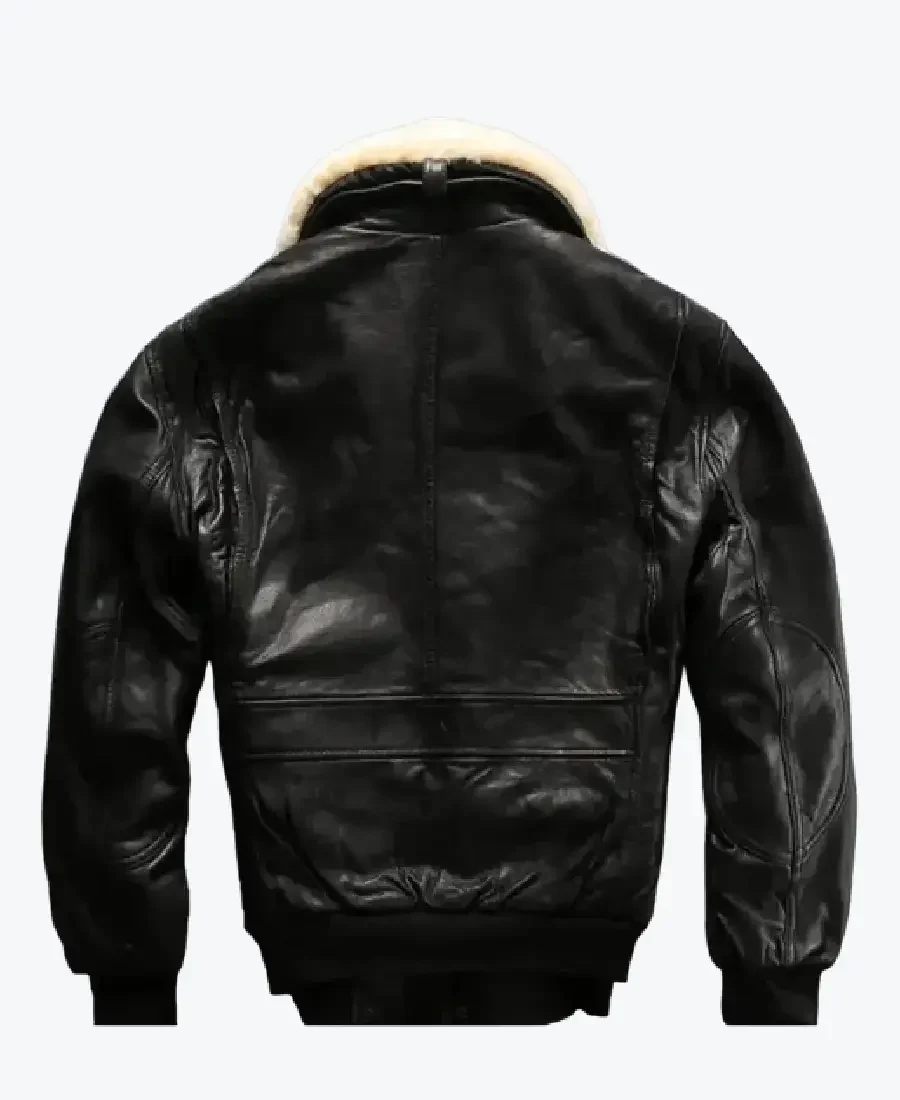 Shop The Men’s G-1 Air Force Sheepskin Bomber Jacket Back