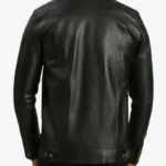 Shop The Men’s Holland Black Leather Trucker Jacket Back Rare Jacket
