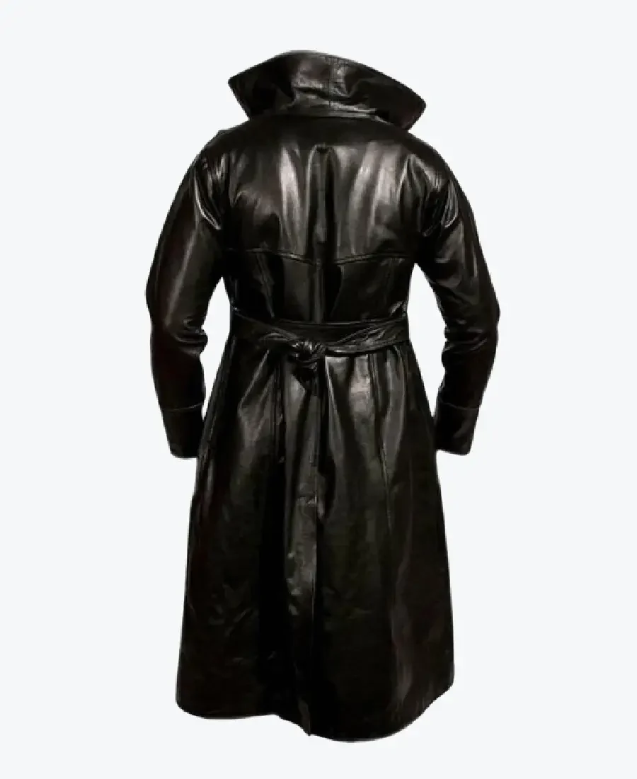 Shop The Men's Lapel Style Leather Long Coats Rare Jacket