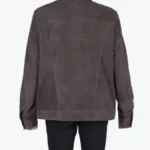 Shop The Men’s Oversized Grey Suede Jacket - Rare Jackets
