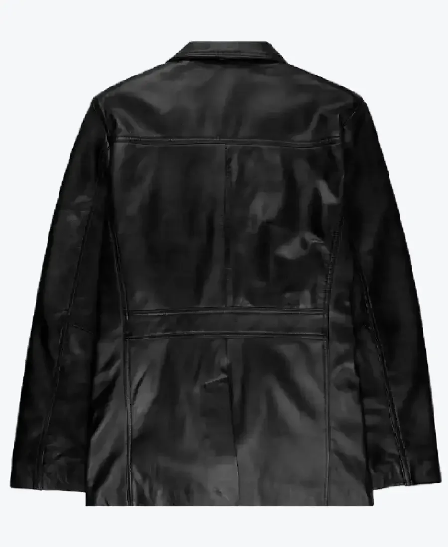 Shop The Men’s Real Hoxton Leather Reefer Jacket Back Rare Jacket