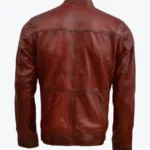 Shop The Men’s Scup Red Leather Biker Jackets Rare Jacket