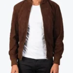 Shop The Men’s Shane Bomber Suede Jacket (1) - Rare Jackets