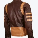 Shop The Men’s Tan Brown Distressed Leather Jacket Back Rare Jacket