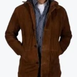 Shop The Men's Taylor Brown Suede Leather Coat - Rare Jackets