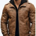 Shop The Men’s Vintage Brown Leather Bomber Jackets - Rare Jackets