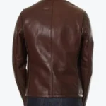 Shop The Men’s Vintage Dark Brown Leather Jacket Back Rare Jacket