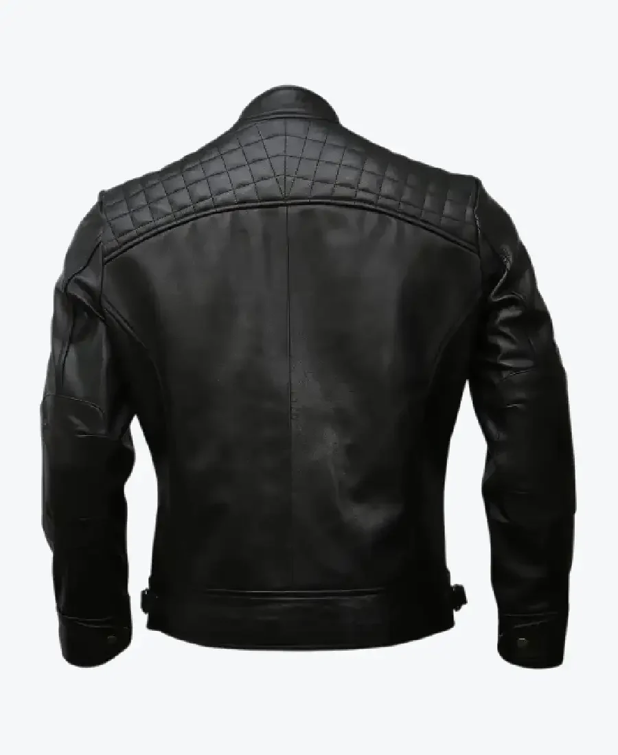 Shop The Men's Vintage Motorcycle Black Distressed Leather Jackets Rare Jacket