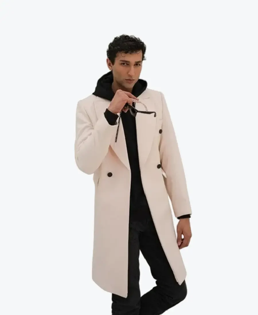 Shop The Men’s White Winter Long Coats Rare Jacket