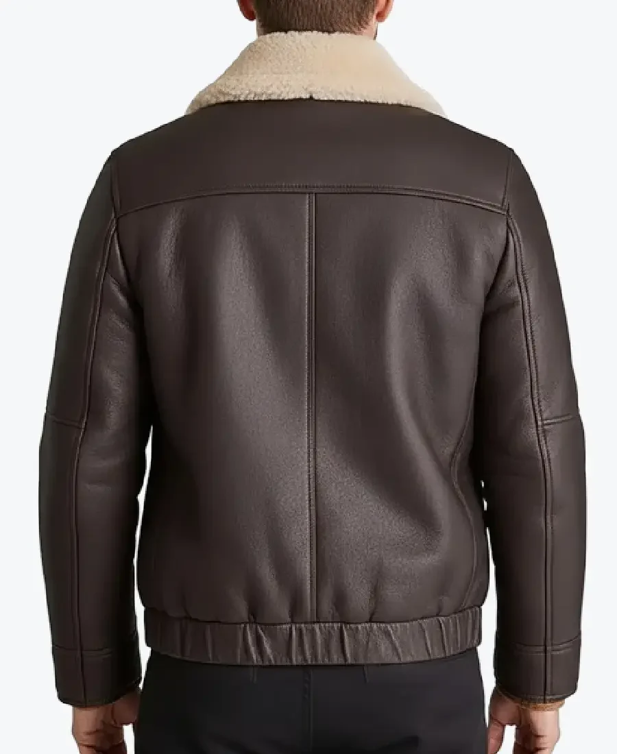 Shop The Miller Men’s Brown B-3 Bomber Leather Jacket Rare Jacket