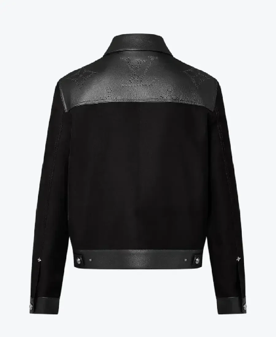 Shop The Monogram Mix Leather Workwear Blousons Rare Jacket